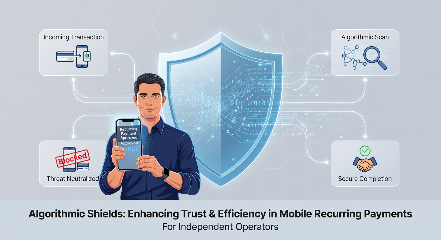 Independent operator using mobile POS with integrated fraud detection for subscription billing