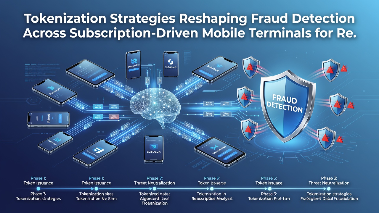 Fraud detection algorithms analyzing tokenized data flows on mobile terminals